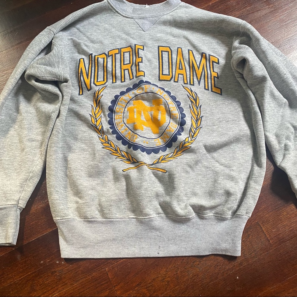 Vintage Notre Dame Crewneck Sweatshirt
